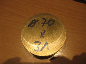 Messing Rund ( 70x31 ) - Bild 1 von 1