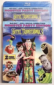 HOTEL TRANSYLVANIA 3 MONSTER PARTY EDITION BLU-RAY + DVD + DIGITAL w/ SLIP COVER - Imagen 1 de 2