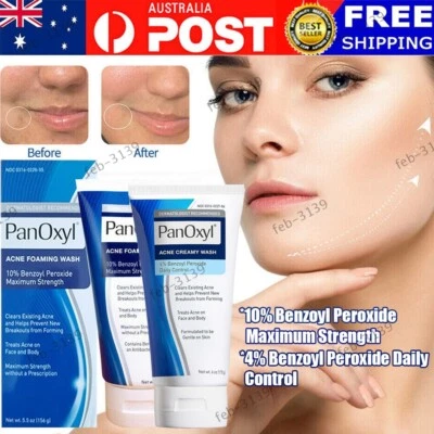 Acne Face Wash 4% /10% Benzoyl Peroxide Maximum Strength Acne Foaming Cleanser - image 1 of 4