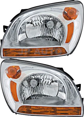 For 2005-2008 Kia Sportage Headlight Halogen Set Driver and Passenger Side Foto 1 de 4