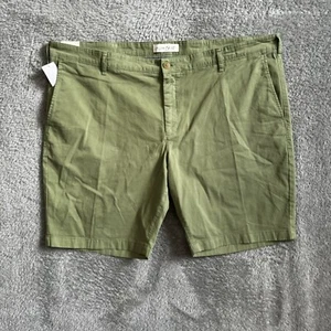 Jos A Bank Mens Tailored Fit Chino Shorts Olive Green  Size 48  NEW - Picture 1 of 10