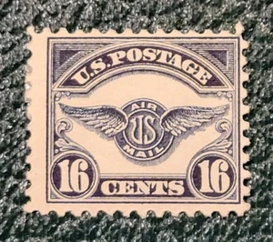 US AIRMAIL SCOTT C5 16c AIRMAIL Issue of 1923, Mint lightly hinged F/VF - Picture 1 of 2