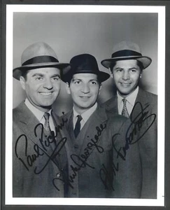 Paul Picerni, Nicholas Georgiade, & Abel Fernandez - signed Autogrammfoto  - Bild 1 von 1
