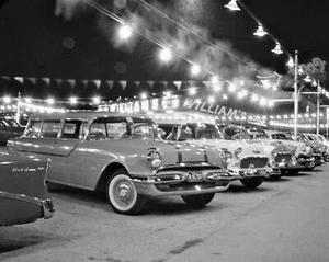 LOTTO AUTO USATE ANNI 50 FOTO 8,5X11 - Foto 1 di 1