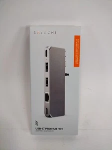 Satechi - 4-Port USB-C Pro Hub Mini Adapter - Space Gray, FREE Shipping!!! - Picture 1 of 4