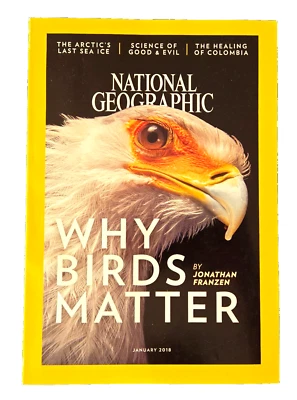 BALD EAGLES AND OTHER EXOTIC BIRDS JAN 2018 NATIONAL GEOGRAPHIC MAGAZINE LOT - Image 1 of 4