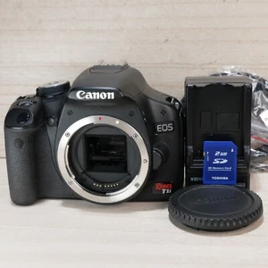 Canon EOS Rebel T1i 15MP DSLR Camera Body *GOOD/TESTED* Shutter 13,686 W 2gb SD - Picture 1 of 6