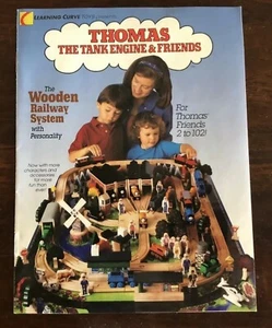 Curva de aprendizaje 1993 ¡Anuario de tren Thomas de madera! ¡¡Extremadamente RARO!! 1ª edición! - Imagen 1 de 5