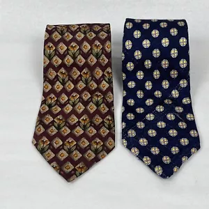 Lot of 2 100% Silk Robert Talbott Hand Sewn Ties; Formal, Business, Professional - Picture 1 of 11