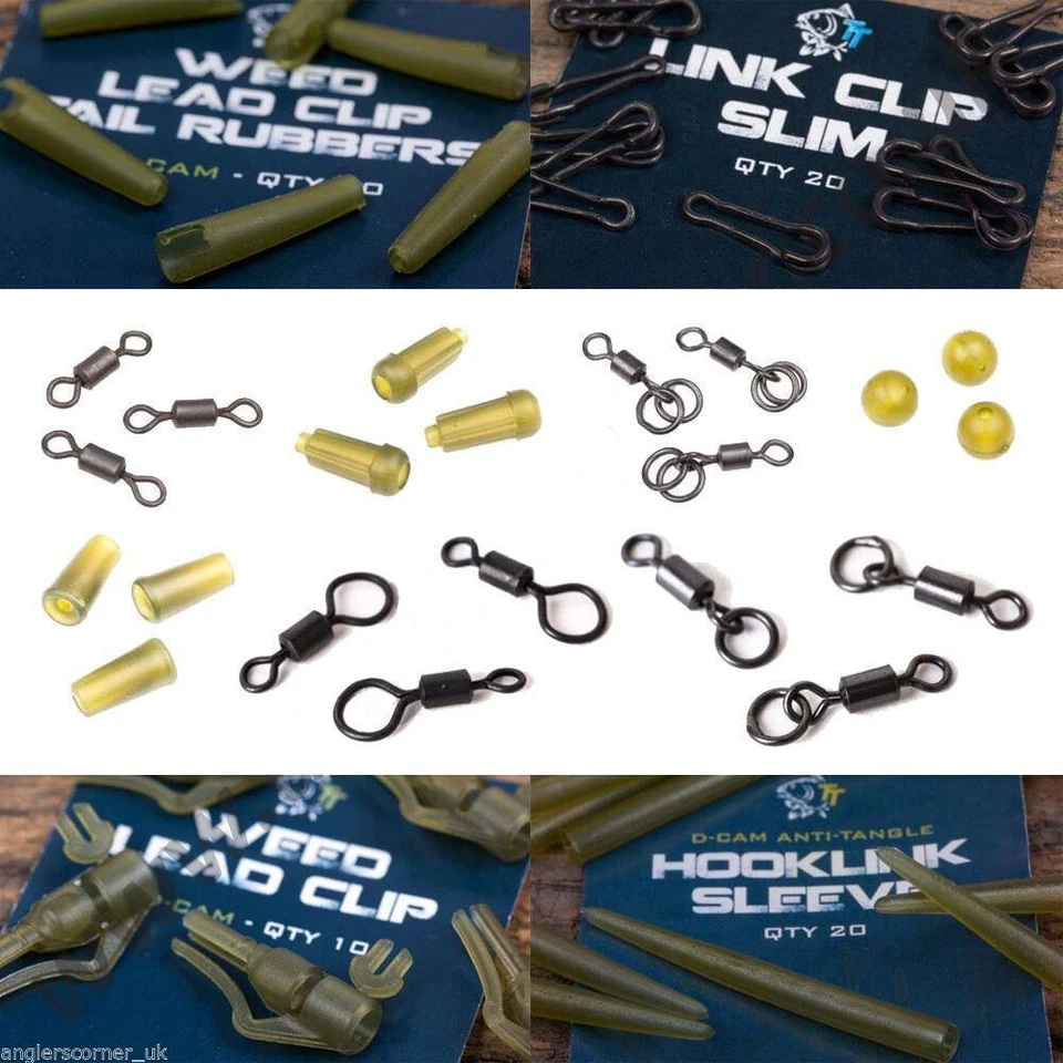 Aparejos terminales Nash / Giratorios / Cauchos / Cuentas / Clips / Pesca de carpas Foto 1 de 1