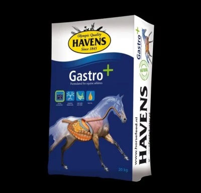 Havens Gastro+ 20 kg Pferdefutter Kraftfutter 7 mm-Pellets Magen Verdauung - Bild 1 von 2