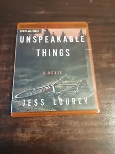 Unspeakable Things by Jess Lourey (English) MP3 CD Book - Picture 1 of 2