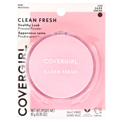 Covergirl Clean Fresh Pressed Powder, 0.35oz - Matte Finish - # 230 Dark - Image 1 of 2