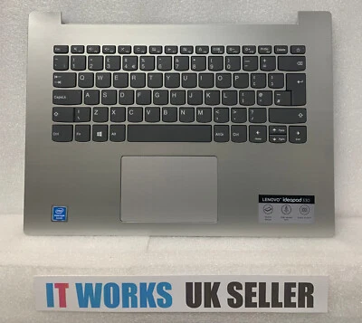 OOS TESTE Lenovo IdeaPad 330-14IGM 330-14AST Palmrest Touchpad Cover UK Keyboard - Image 1 of 4