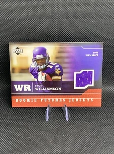 2005 Upper Deck Rookie Futures Jerseys Troy Williamson #RF-TW Rookie RC Patch - Picture 1 of 2