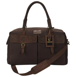 Bolso de Lona de Cuero de Lona de Calidad Resistente ARIAT - Imagen 1 de 5