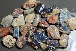 Paquete fósil opalizado Lightning Ridge ópalo especímenes lapidarios ásperos 152,4 quilates - Imagen 1 de 14