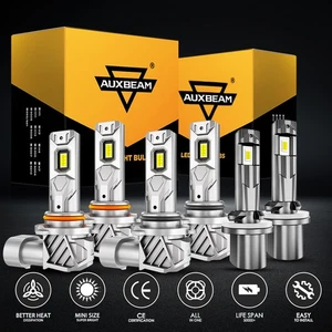 For Chevy Tahoe 2001-2005 2006 AUXBEAM 1:1 LED Headlight High Low Fog Bulb 6500K - Picture 1 of 17