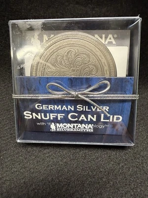 Montana Silversmiths Western табак крышка витая веревка LID8NF совершенно новый - Изображение 1 из 4