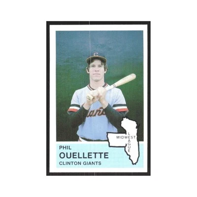 1982 Fritsch Minor League Phil Ouellette Clinton Giants #5.0 - Image 1 of 3