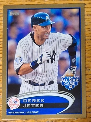 DEREK JETER - 2012 TOPPS ASG GOLD PARALLEL #US119 - Image 1 of 2