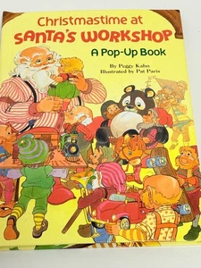 Christmas Time at Santa's Workshop A Pop-Up Book 1992 Vintage by Peggy Kahn - Bild 1 von 11