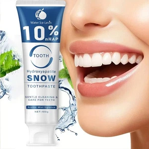 10% nHAP TOOTH Hydroxyapatite SNOW TOOTHPASTE 100G Whiten & Teeth Breath U2B1 - Picture 1 of 11