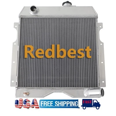 Radiador de 3 filas para Jeep 1954-1964 camioneta Willys camioneta utilitaria 2,2/2,6/3,7 L Foto 1 de 4