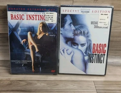 Basic Instinct 1 and 2 | DVD | New/Sealed Special Edition Unrated Extended Cut - Image 1 of 4