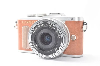 OLYMPUS PEN E-PL8 white 14-42mm  Lens Kit  Orange #354 - Image 1 of 4