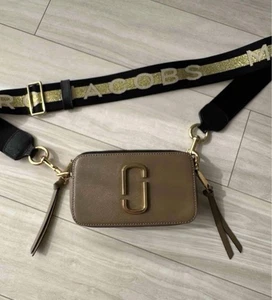 Marc Jacobs The Snapshot Shoulder Bag Gold - Picture 1 of 6