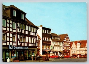 Alte fotochrome Postkarte Biedenkopf Hainstraße Deutschland 6x4 - Bild 1 von 2