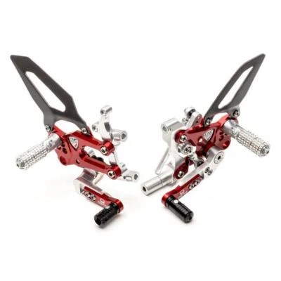 Adjustable CNC Racing rear sets red RPS SBK Ducati Panigale 1199S 2012-2014 - Изображение 1 из 4