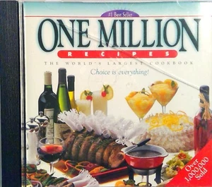 One Million Recipes The World's Largest Cookbook CD-R GOOD - Picture 1 of 3