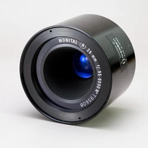 Sopelem Monital 25mm f0.95 Film Cine Lens Taylor Hobson Cooke - C-mount Rare - Picture 1 of 8