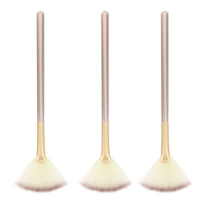 3 PIEZAS Cepillos de ventilador facial Cepillo de maquillaje Máscara Cepillo Aplicador cosmético Herramientas EE. UU. - Imagen 1 de 12