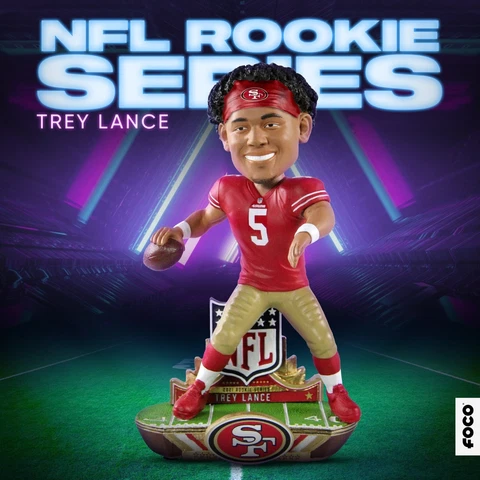 TREY LANCE San Francisco 49ers 2021 NFL Rookie Series Bobblehead #/321 NIB! Cover