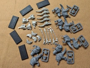 Games Workshop WHF Lizardmen Metal Saurus Cold One Riders 5 models complete - Picture 1 of 1