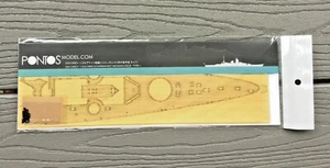 PONTOS MODEL 1/350 WW II DKM SCHARNHORST WOODEN DECK FOR TRUMPETER 35012 WD1 F/S - Picture 1 of 4