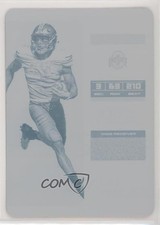 2018 Panini Contenders Draft Picks Printing Plate Cyan 1/1 Michael Thomas 5i2