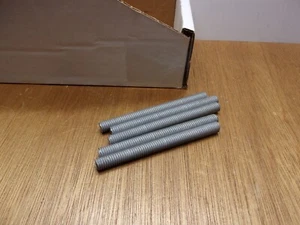 (Qty.5) 3/8-16 X 4" Hot Dipped Galvanized Steel Studs All Thread Threaded Rod - Picture 1 of 5