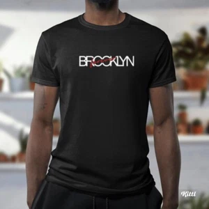 Black Gildan Ultra Cotton unisex Graphic t-shirt "Brooklyn Forever" Design. - Picture 1 of 3