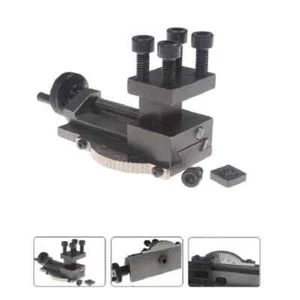 Mini Lathe Machine Tool S/N: 10154 Double Slot Tool Holder Rotatable Angle Tool - Picture 1 of 10