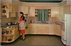 Vintage 1950s Interior Design Advertising Postcard "CARR PICTURE KITCHENS"