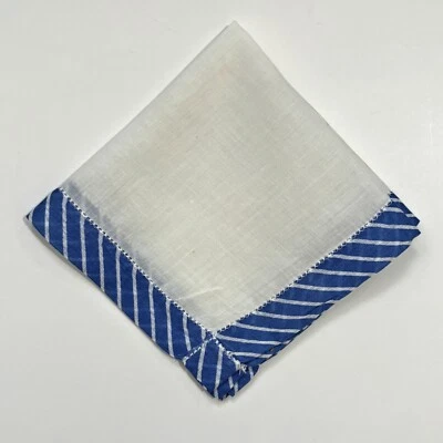 Pañuelo infantil vintage años 40 a rayas de lino Cottagecore novedad niños grande Foto 1 de 4