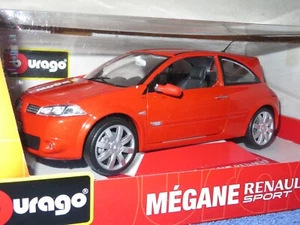 MEGANE RENAULT SPORT ORANGE 1:18 OPENING HOOD DOORS & REAR LIFT, RARE! - Picture 1 of 17