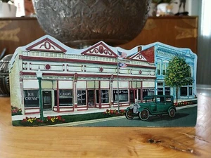 Aaron Johnson Business District Chillicothe St. S. Charleston, OH woodblock - Picture 1 of 3