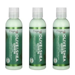 3x Originals by Africa's Best Olive & Shea Leave In Conditioner 177ml/6 oz - Picture 1 of 3