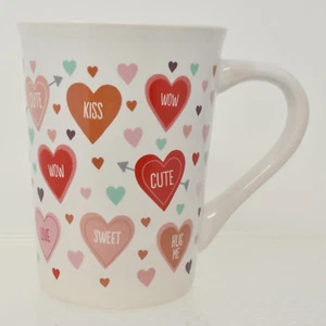 Tazza San Valentino cuori 14 oz caramelle cuore design bacio wow carina dolce abbracciami tazza - Foto 1 di 7