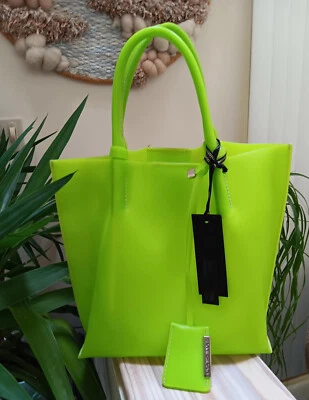 Bolso de mano Gianni Chiarini Firenze GUM - PVC CHARTRUESSE - ¡NUEVO CON ETIQUETAS! Foto 1 de 4